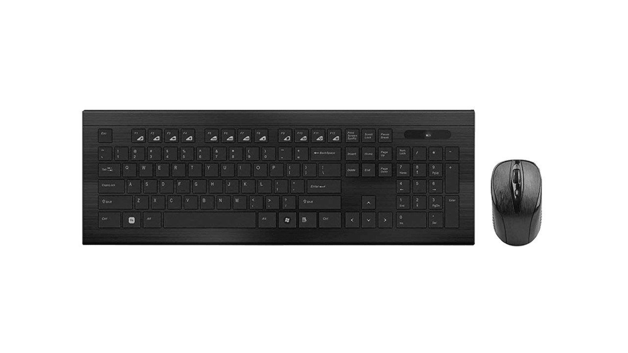 HP USB Wireless Keyboard and Mouse combo Spill Resistance, 10m Working Range